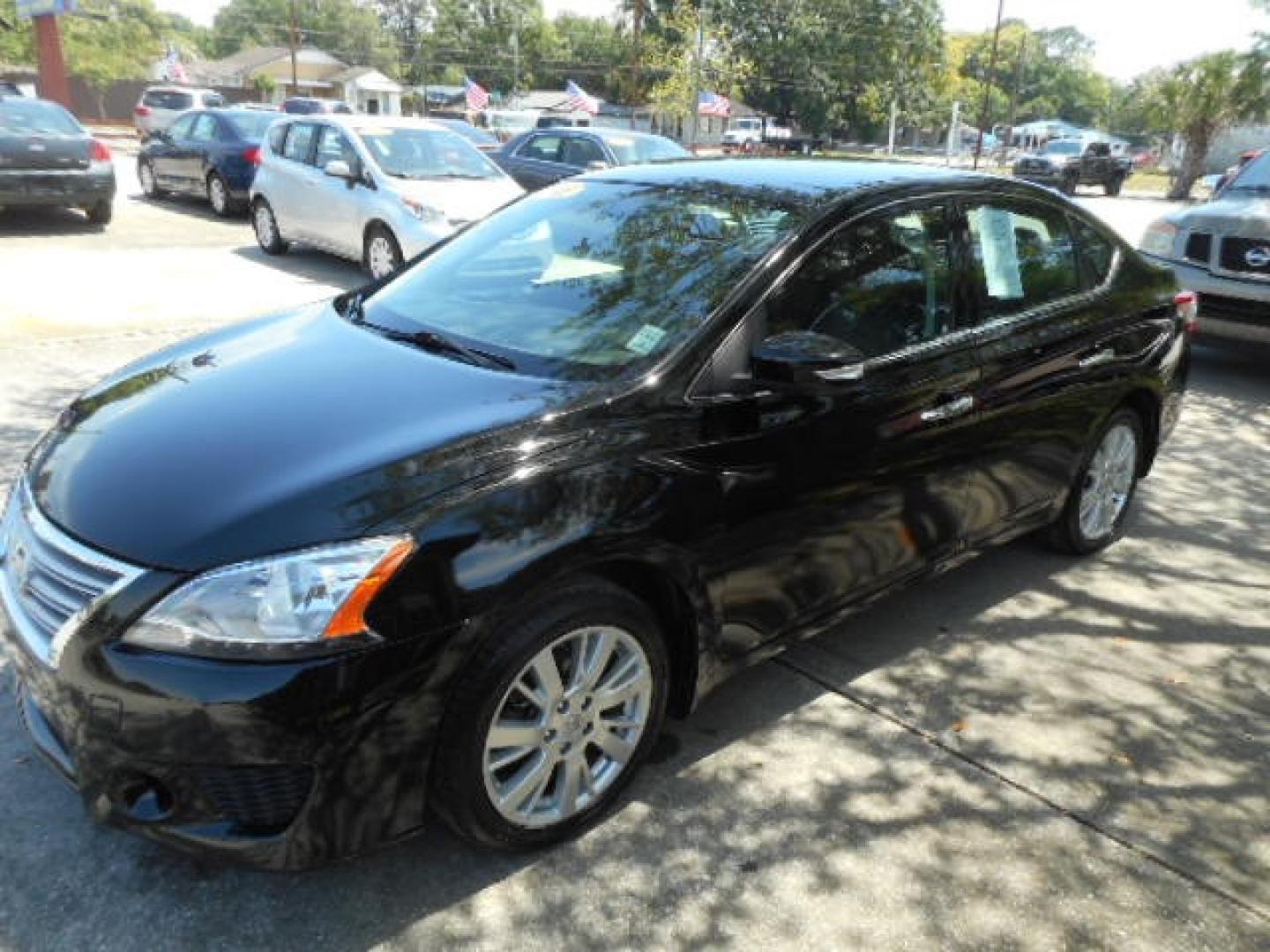 2015 BLK NISSAN SENTRA SR; S; SL; SV (3N1AB7AP8FY) , located at 1200 Cassat Avenue, Jacksonville, FL, 32205, (904) 695-1885, 30.302404, -81.731033 - Photo#1